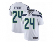 Youth Nike Seattle Seahawks #24 Marshawn Lynch Vapor Untouchable Limited White NFL Jersey