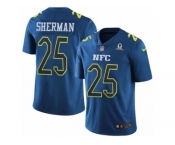 Youth Nike Seattle Seahawks #25 Richard Sherman Limited Blue 2017 Pro Bowl NFL Jersey