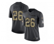 Youth Nike Seattle Seahawks #26 Shaquill Griffin Limited Black 2016 Salute to Service NFL Jersey