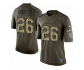 Youth Nike Seattle Seahawks #26 Shaquill Griffin Limited Green Salute to Service NFL Jersey