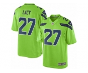 Youth Nike Seattle Seahawks #27 Eddie Lacy Limited Green Rush NFL Jersey