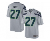 Youth Nike Seattle Seahawks #27 Eddie Lacy Limited Grey Alternate NFL Jersey