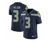 Youth Nike Seattle Seahawks #3 Russell Wilson Vapor Untouchable Limited Steel Blue Team Color NFL Jersey