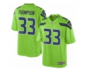 Youth Nike Seattle Seahawks #33 Tedric Thompson Limited Green Rush NFL Jersey