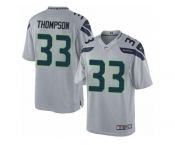 Youth Nike Seattle Seahawks #33 Tedric Thompson Limited Grey Alternate NFL Jersey