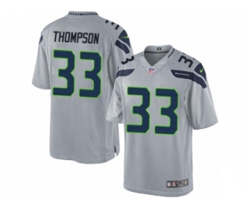 Youth Nike Seattle Seahawks #33 Tedric Thompson Limited Grey Alternate NFL Jersey