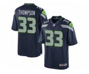 Youth Nike Seattle Seahawks #33 Tedric Thompson Limited Steel Blue Team Color NFL Jersey