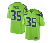 Youth Nike Seattle Seahawks #35 DeShawn Shead Limited Green Rush NFL Jersey