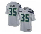 Youth Nike Seattle Seahawks #35 DeShawn Shead Limited Grey Alternate NFL Jersey