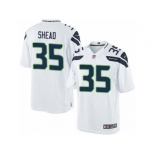 Youth Nike Seattle Seahawks #35 DeShawn Shead Limited White NFL Jersey