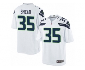 Youth Nike Seattle Seahawks #35 DeShawn Shead Limited White NFL Jersey