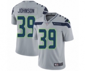 Youth Nike Seattle Seahawks #39 Dontae Johnson Grey Alternate Vapor Untouchable Elite Player NFL Jersey