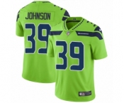 Youth Nike Seattle Seahawks #39 Dontae Johnson Limited Green Rush Vapor Untouchable NFL Jersey