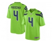 Youth Nike Seattle Seahawks #4 Steven Hauschka Limited Green Rush NFL Jersey