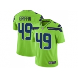 Youth Nike Seattle Seahawks #49 Shaquem Griffin Green Stitched NFL Limited Rush Jersey