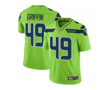 Youth Nike Seattle Seahawks #49 Shaquem Griffin Green Stitched NFL Limited Rush Jersey