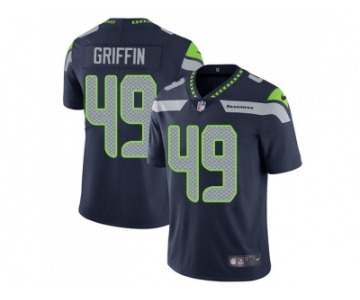 Youth Nike Seattle Seahawks #49 Shaquem Griffin Steel Blue Team Color Stitched NFL Vapor Untouchable Limited Jersey