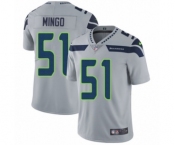 Youth Nike Seattle Seahawks #51 Barkevious Mingo Grey Alternate Vapor Untouchable Elite Player NFL Jersey