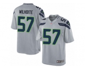 Youth Nike Seattle Seahawks #57 Michael Wilhoite Limited Grey Alternate NFL Jersey