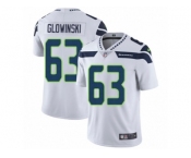 Youth Nike Seattle Seahawks #63 Mark Youth Nike Seattle Seahawks #63 Mark Glowinski Vapor Untouchable Limited White NFL Jersey