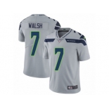 Youth Nike Seattle Seahawks #7 Blair Walsh Grey Alternate Vapor Untouchable Limited Player NFL Jersey