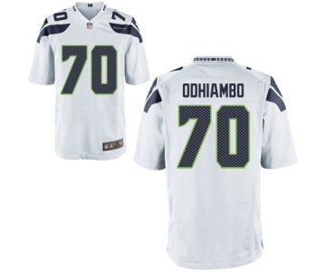 Youth Nike Seattle Seahawks #70 Rees Odhiambo White NFL Jersey