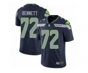 Youth Nike Seattle Seahawks #72 Michael Bennett Vapor Untouchable Limited Steel Blue Team Color NFL Jersey