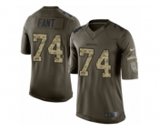 Youth Nike Seattle Seahawks #74 George Fant Limited Green Salute to Service NFL Jersey