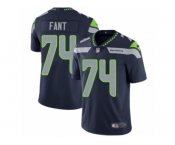 Youth Nike Seattle Seahawks #74 George Fant Vapor Untouchable Limited Steel Blue Team Color NFL Jersey