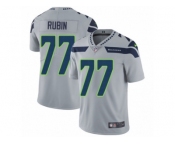 Youth Nike Seattle Seahawks #77 Ahtyba Rubin Vapor Untouchable Limited Grey Alternate NFL Jersey