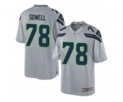 Youth Nike Seattle Seahawks #78 Bradley Sowell Limited Grey Alternate NFL Jersey