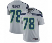 Youth Nike Seattle Seahawks #78 D.J. Fluker Grey Alternate Vapor Untouchable Elite Player NFL Jersey