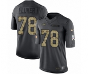 Youth Nike Seattle Seahawks #78 D.J. Fluker Limited Black 2016 Salute to Service NFL Jersey