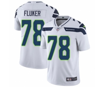 Youth Nike Seattle Seahawks #78 D.J. Fluker White Vapor Untouchable Elite Player NFL Jersey