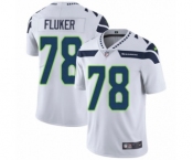 Youth Nike Seattle Seahawks #78 D.J. Fluker White Vapor Untouchable Limited Player NFL Jersey