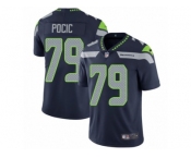 Youth Nike Seattle Seahawks #79 Ethan Pocic Vapor Untouchable Limited Steel Blue Team Color NFL Jersey