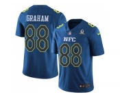 Youth Nike Seattle Seahawks #88 Jimmy Graham Navy Stitched NFL Limited NFC 2017 Pro Bowl Jersey