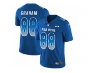 Youth Nike Seattle Seahawks #88 Jimmy Graham Royal Stitched NFL Limited NFC 2018 Pro Bowl Jersey