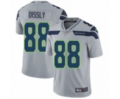 Youth Nike Seattle Seahawks #88 Will Dissly Grey Alternate Vapor Untouchable Limited Player NFL Jersey