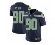 Youth Nike Seattle Seahawks #90 Jarran Reed Vapor Untouchable Limited Steel Blue Team Color NFL Jersey