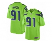 Youth Nike Seattle Seahawks #91 Cassius Marsh Limited Green Rush NFL Jersey