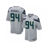 Youth Nike Seattle Seahawks #94 Malik McDowell Game Grey Alternate NFL Jersey