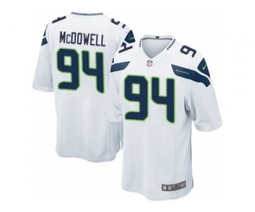 Youth Nike Seattle Seahawks #94 Malik McDowell Game White NFL Jersey