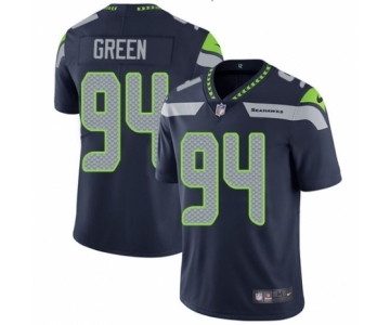 Youth Nike Seattle Seahawks #94 Rasheem Green Navy Blue Team Color Vapor Untouchable Elite Player NFL Jersey