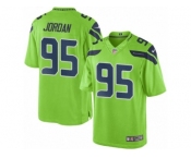 Youth Nike Seattle Seahawks #95 Dion Jordan Limited Green Rush NFL Jersey