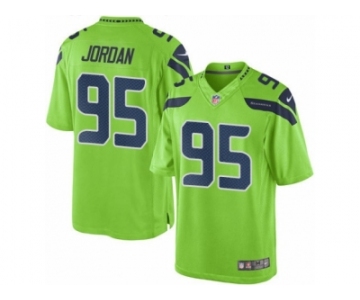 Youth Nike Seattle Seahawks #95 Dion Jordan Limited Green Rush NFL Jersey