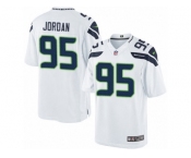 Youth Nike Seattle Seahawks #95 Dion Jordan Limited White NFL Jersey