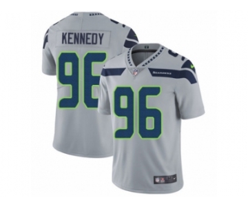 Youth Nike Seattle Seahawks #96 Cortez Kennedy Vapor Untouchable Limited Grey Alternate NFL Jersey