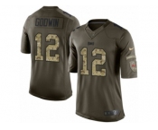 Youth Nike Tampa Bay Buccaneers #12 Chris Godwin Limited Green Salute to Service NFL Jersey