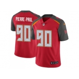 Youth Nike Tampa Bay Buccaneers #90 Jason Pierre-Paul Red Team Color Stitched NFL Vapor Untouchable Limited Jersey